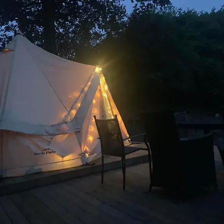 Glamping With Outdoor Wood-fired Hot Tub Luxuszelt