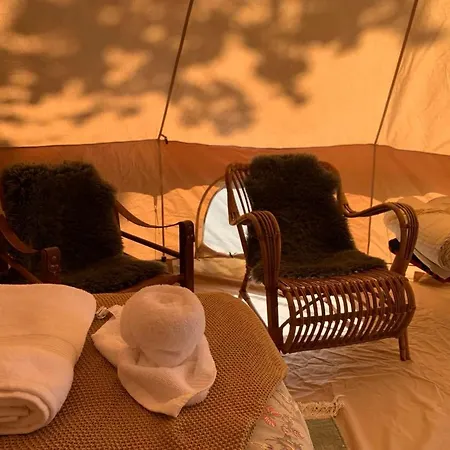 Glamping With Outdoor Wood-fired Hot Tub Luxuszelt *