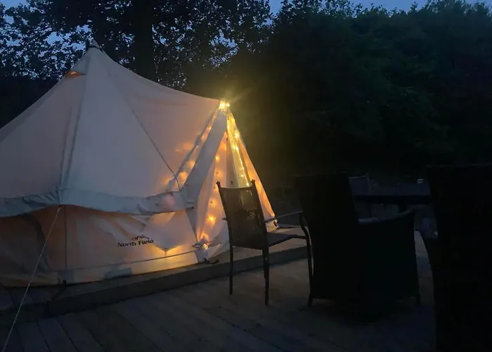 Glamping With Outdoor Wood-fired Hot Tub Luxuszelt